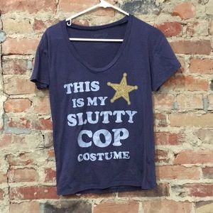 This is my slutty cop costume T-Shirt